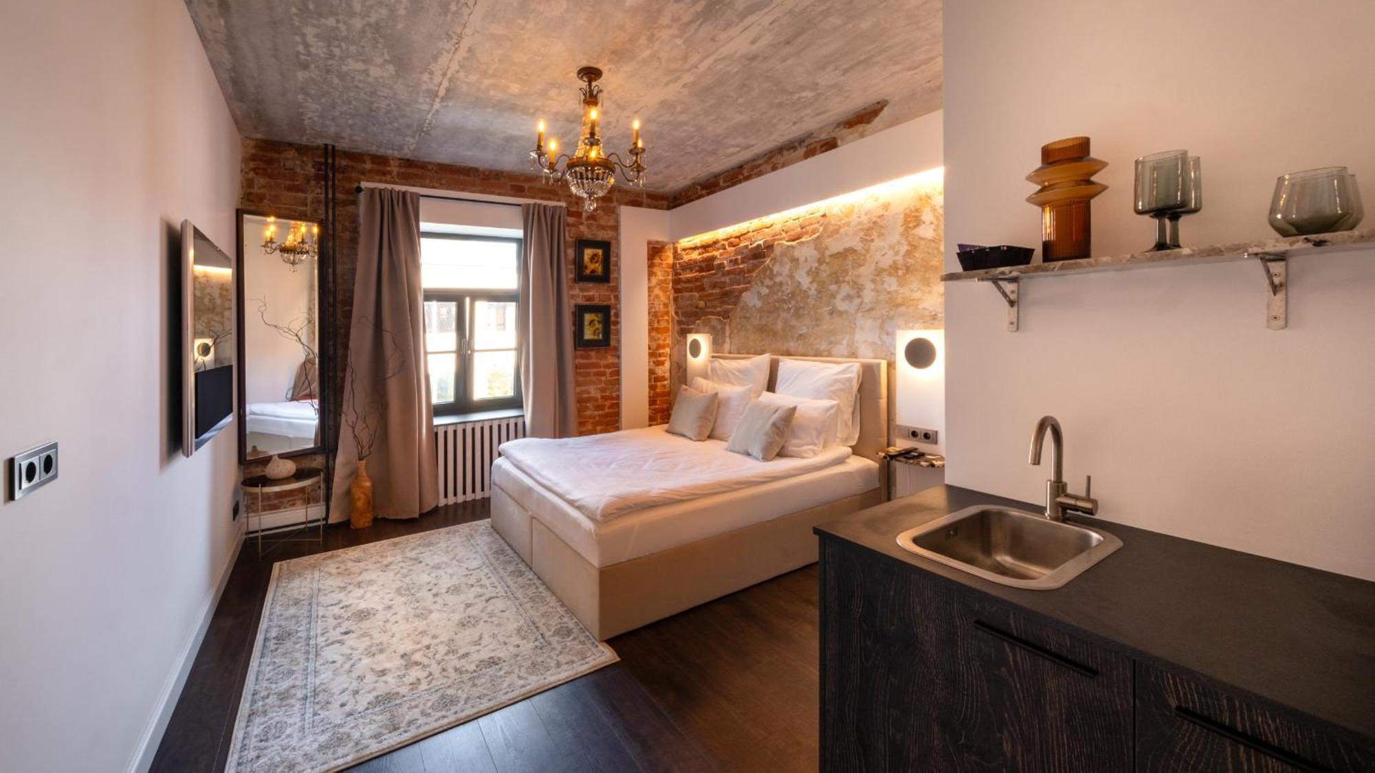 Turgaus Self Check-In Old Town Aparthotel 克莱佩达 外观 照片